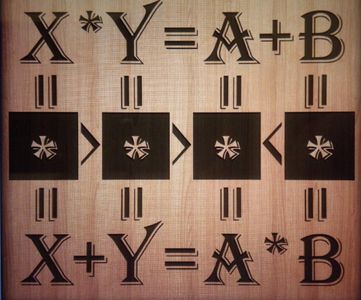 You have made it to the last riddle, that's fantastic! Now try to solve it, you need to think logically, but it is quite easy. You need to fill in numbers from 1 to 9.  HINT: Try to find the minimum values first. Let me illustrate: The second number can't be one because there's no whole number smaller than 1 in this case. So the second number must at least be 2. Following the same logic, the first number must at least be 3. The rest is quite easy.