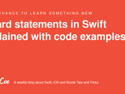 What is a guard statement used for in Swift?