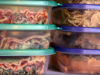 How long can meal prepped food be stored in the refrigerator?