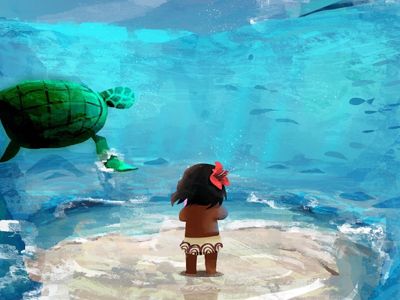 What is the name of the island where the film 'Moana' takes place?