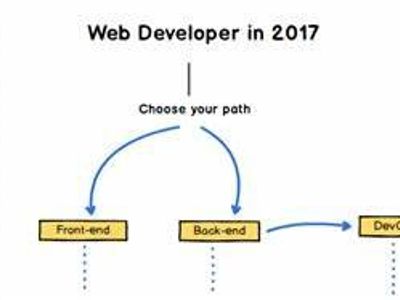 Which programming language is primarily used for front-end web development?