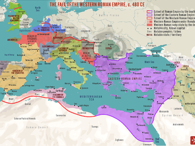 What year is commonly accepted as the fall of the Western Roman Empire?