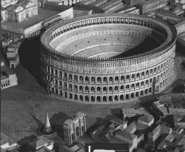 What was the name of the Roman Colosseum before it became known as such?