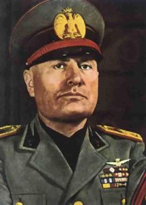 Who is Benito Mussolini?