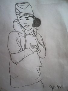 Which DG member drew this pic of Roc Royal?