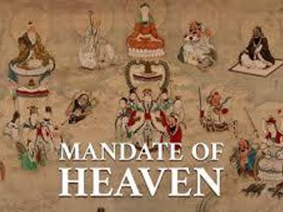 What does the 'Mandate of Heaven' signify in Chinese culture?