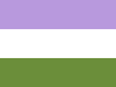 Purple-White-Green