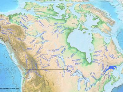 How many countries does the longest river flow through?