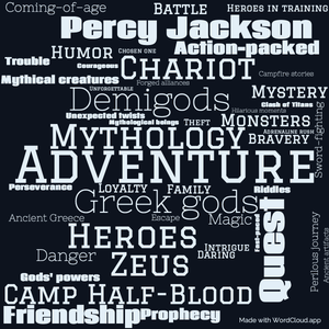 Who is the author of the 'Percy Jackson and the Olympians' series?