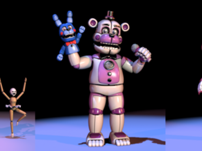 How many animatronics are in sister location?(main characters)