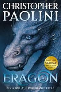 Who is the author of the 'Inheritance Cycle' series, featuring the dragon rider Eragon?