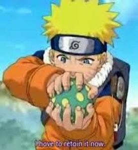 how did naruto pop the water balloon when he trained for rasengang?