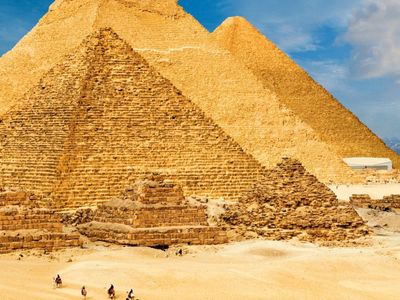 Which ancient civilization built the pyramids?