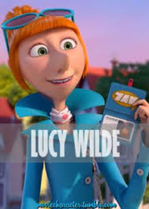 what does lucy use to get gru to come with her to the avl?