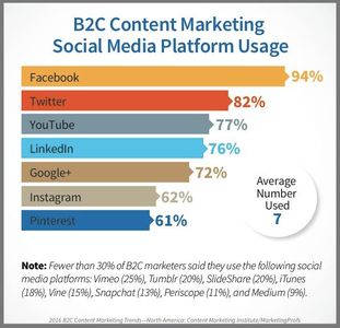 Which platform is widely used for professional networking and B2B marketing?