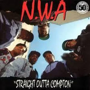 Which group released the album 'Straight Outta Compton'?