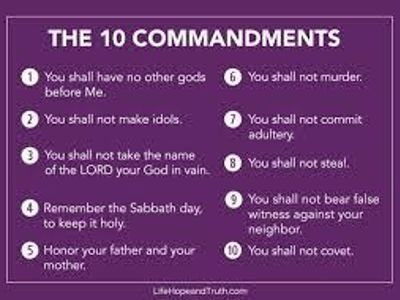 Which of the following is not one of the Ten Commandments?