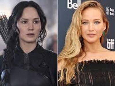 Who is the actress behind Katniss Everdeen in 'The Hunger Games'?