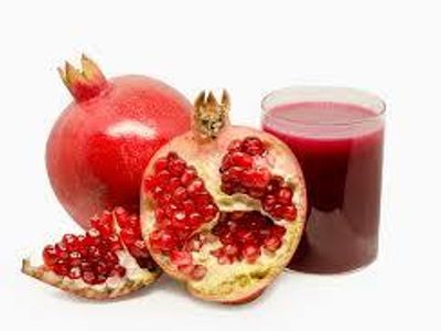 What is the primary fruit in pomegranate juice?