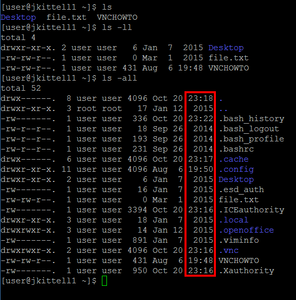 Which command lists files and directories in Unix?