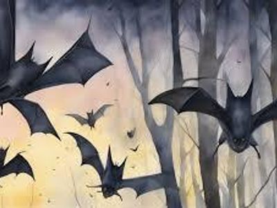 What unique feature helps bats navigate and hunt in the dark?