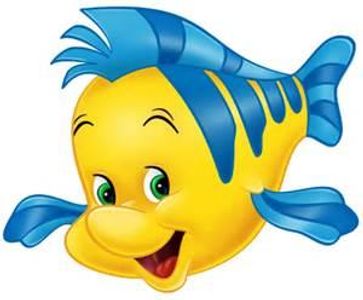 What is the name of the Tropical Fish  in the 'Little Mermaid?'