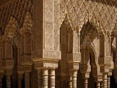 The Alhambra is an example of Islamic architecture from which region?