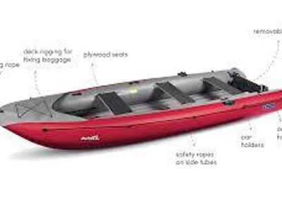 What is a key feature of an inflatable fishing boat?