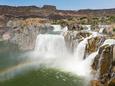 Which landform is formed by the erosion of water over thousands of years?