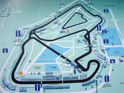 Which F1 Grand Prix circuit is located in Silverstone, England?