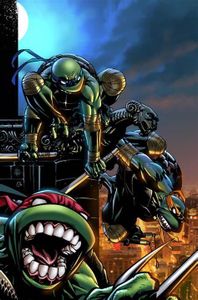 Which superhero team is known for their catchphrase 'Cowabunga'?