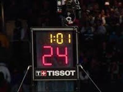 How long is a shot clock in the NBA?