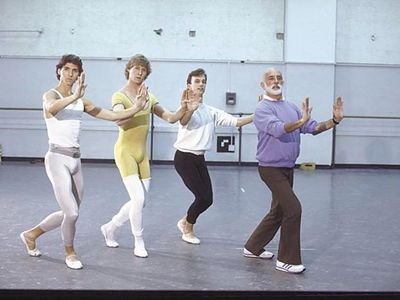 Which famous jazz dance routine was choreographed by Jerome Robbins?