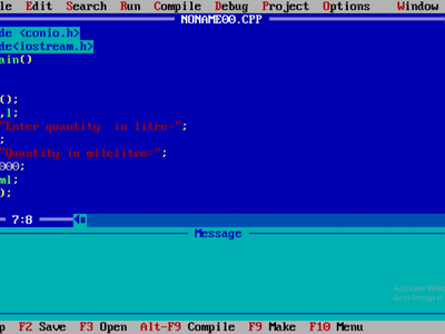 Which header file should be included to use 'cout' in C++?