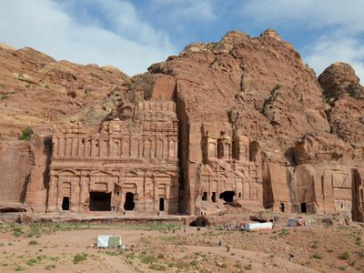 The cultural landscape of Petra is located in which country?