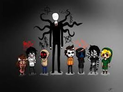 Jeff: " If u were to live in the same house as me an the other creepypastas, would u like to be around them. "