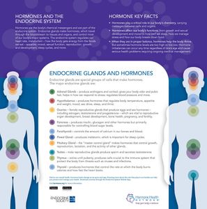 Which hormone controls the body's metabolism and regulates growth and development?