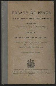 Which treaty officially ended World War I?