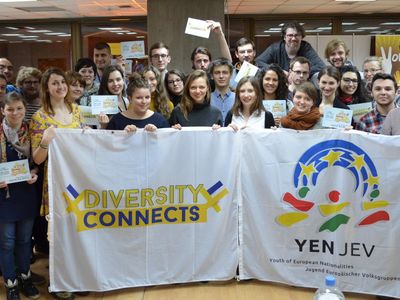 The Youth of European Nationalities was founded in 1984. by 11 youth organizations. Where YEN was formed?