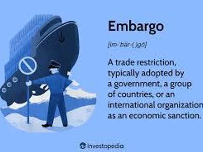 What is an embargo in international trade?