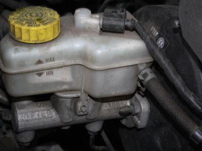 If brake fluid is low, what needs to be done?