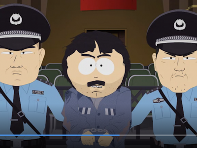 In the satirical TV show 'South Park', which character mocks society through his constant cynicism and sarcasm?