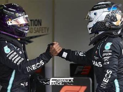 Which team is driven by Lewis Hamilton and Valtteri Bottas?