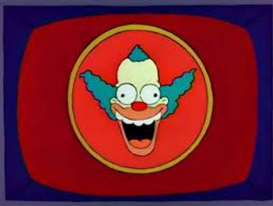 What is the name of the clown on 'The Krusty the Clown Show'?