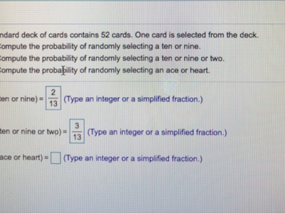 If you pick a card at random from a deck of playing cards, what is the probability it is a face card?