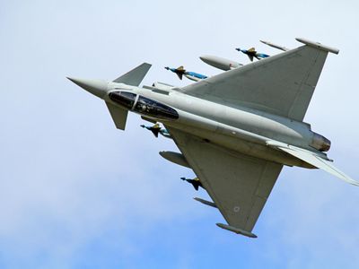 Which country is the manufacturer of the Eurofighter Typhoon?