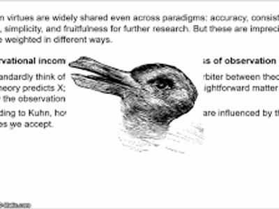 Which philosopher is known for the thesis of incommensurability of scientific theories?