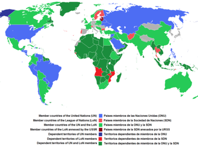 Which country was NOT a founding member of the United Nations after World War II?