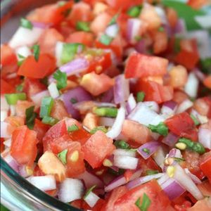 Fresh tomato salsa (pico de  gallo)