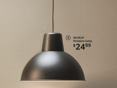 SKURUP pendant lamp. $24.99